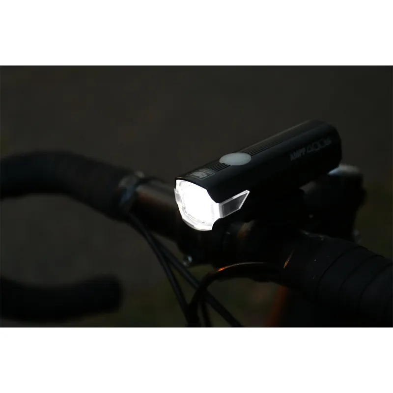 Cateye AMPP 400S Front Bike Light: BLACK size-2