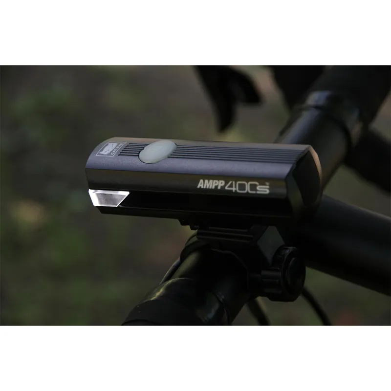 Cateye AMPP 400S Front Bike Light: BLACK size-3
