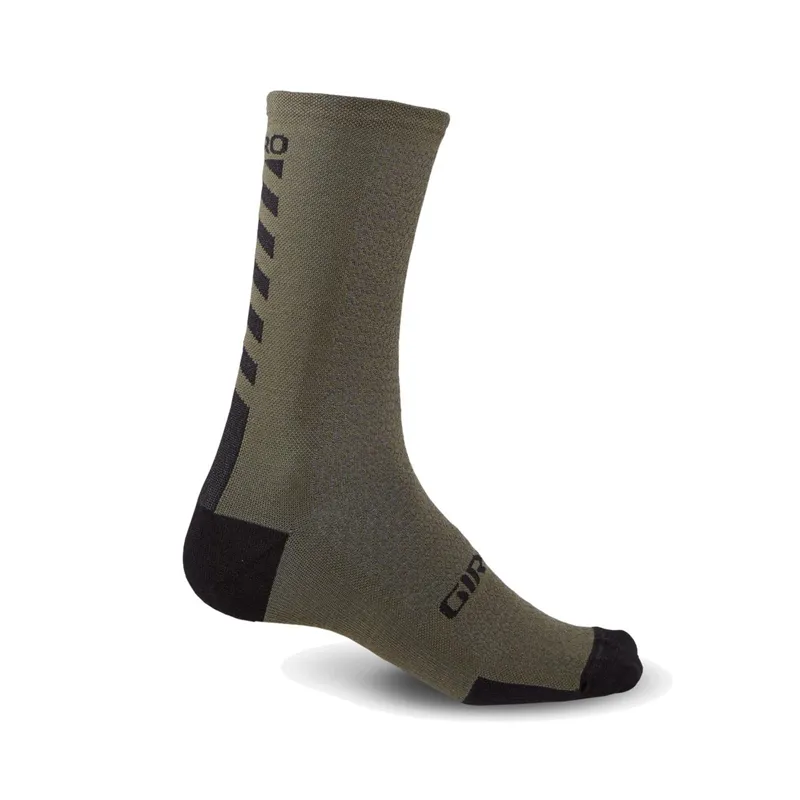 Giro Hrc+ Merino Wool Cycling Socks MIL SPEC/BLACK