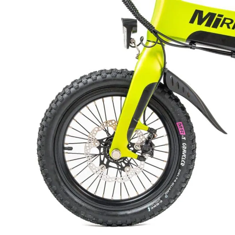 Hope Edition MiRiDER One Folding Electric Bike Acid Green-1