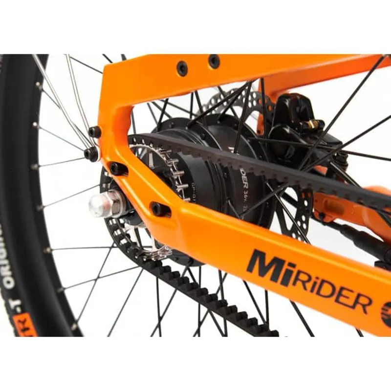 MiRiDER 24 GB3 Compact Step Through Electric Bike in Ember Orange-2