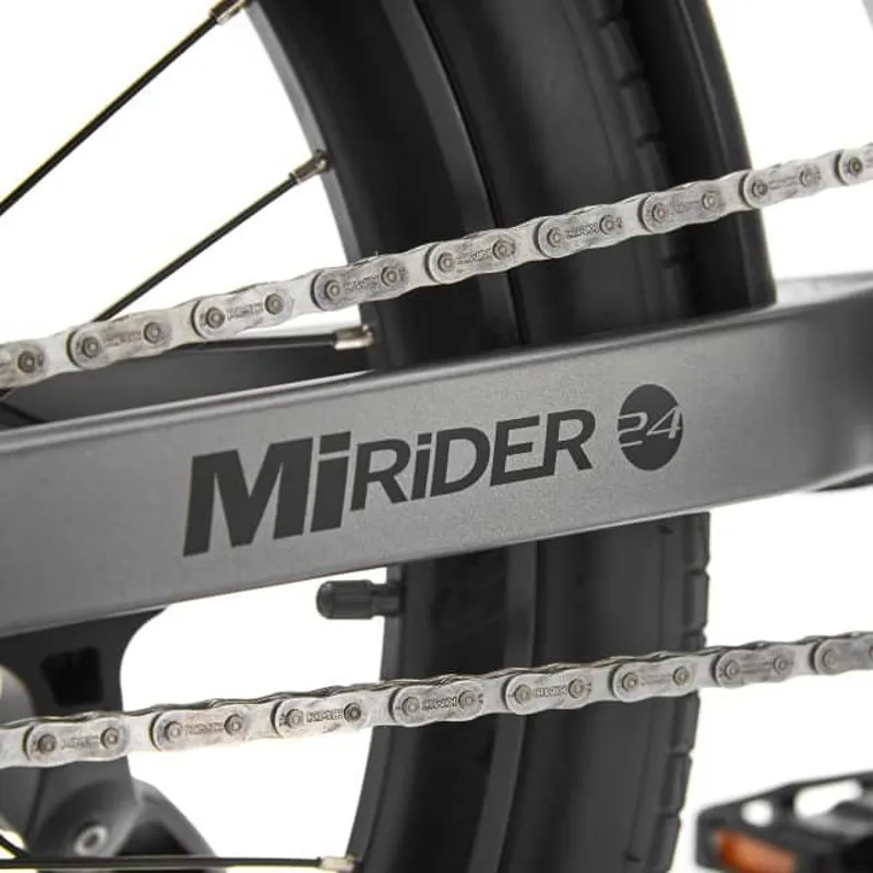MiRiDER 24 Compact Step Through Electric Bike In Onyx Grey-3