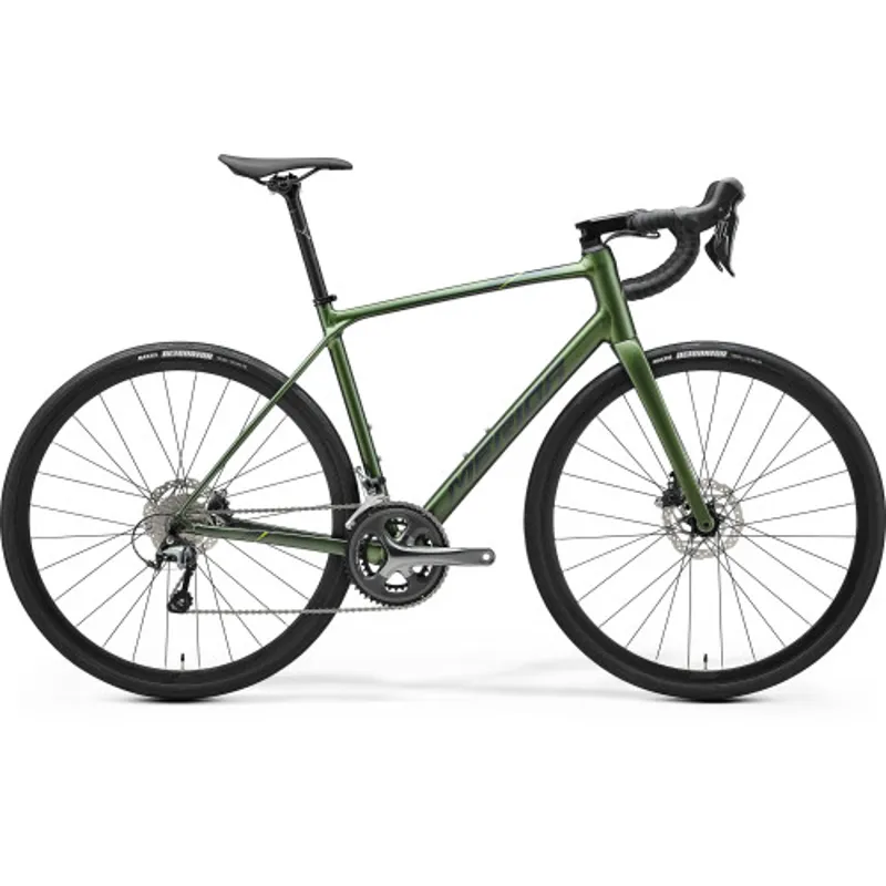 Merida Scultura Endurance 300 Alloy Road Bike in Green Silver 2025