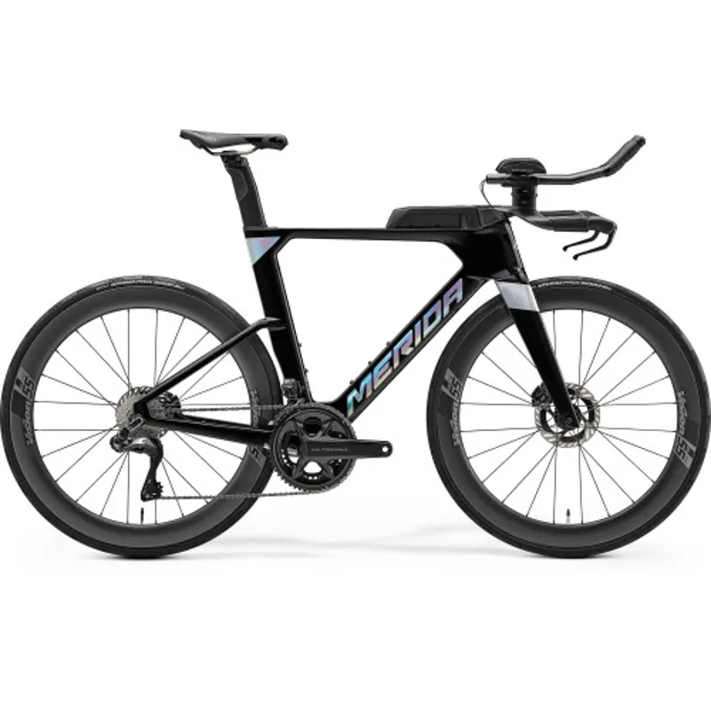 Merida Time Warp Tri Limited Triathlon Bike in Black 2025
