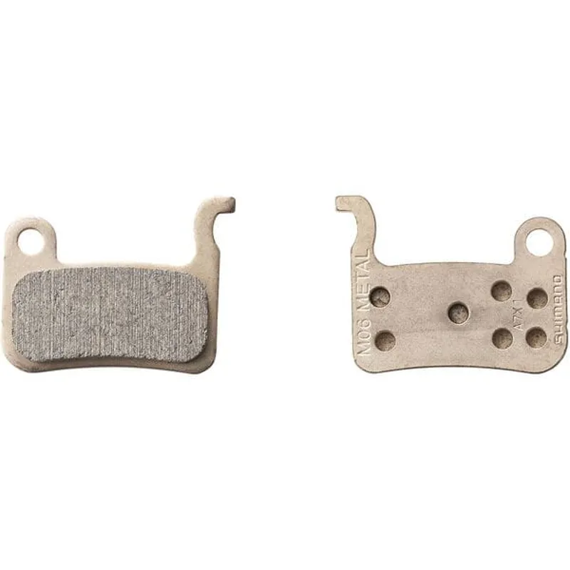 BRBX M06 Metal Pad spg Steel Back Black pair