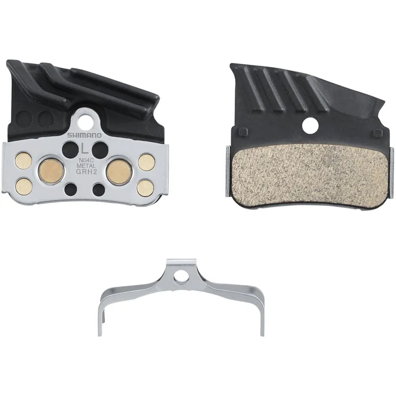 Shimano N04C Disc Brake Pads with Cooling Fins - Metal Sintered