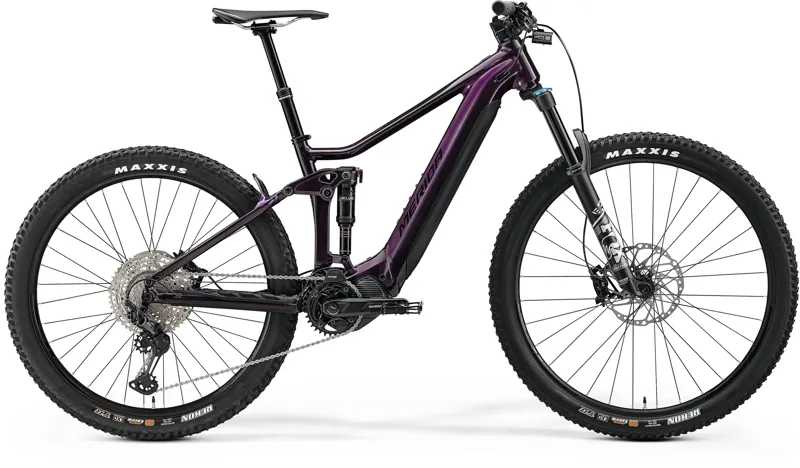 Merida eOne-Forty 700 2023 Full Suspension eMTB in Purple