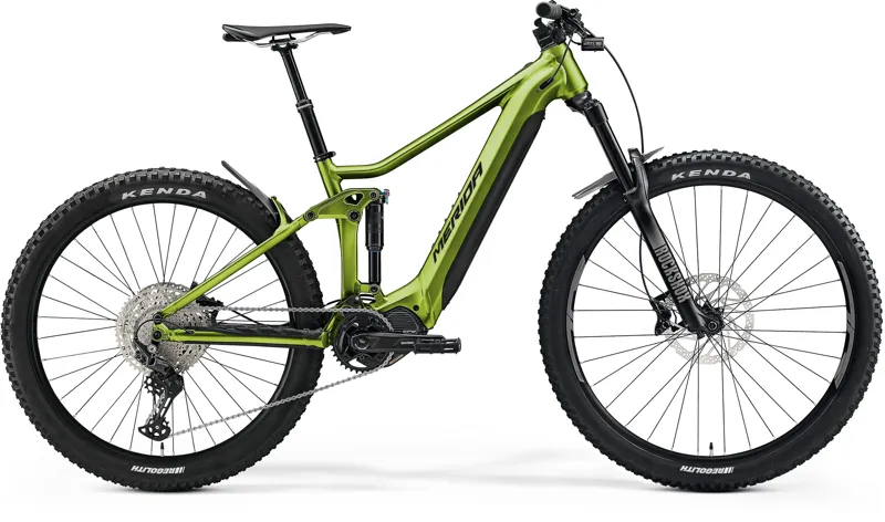 Merida eOne-Sixty 500 2023 Full Suspension eMTB in Green