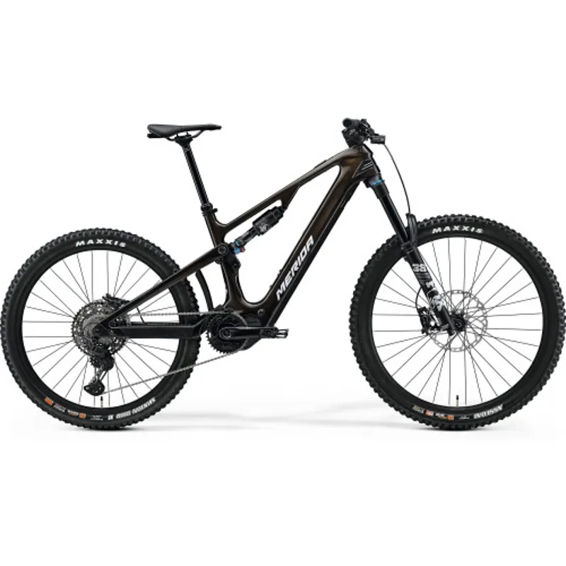 Merida eOne-Sixty 7000 EMTB in Gold and Silver 2025