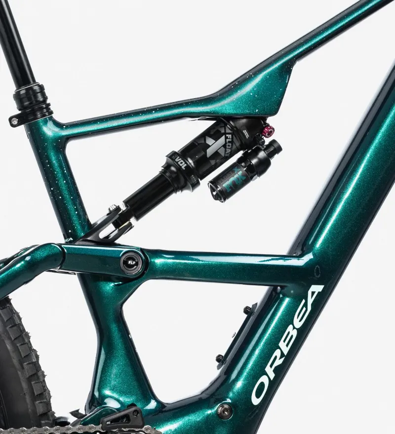 Orbea Rise Lt H20 EMTB in  Escape Green Splash Ice Green 2025-2
