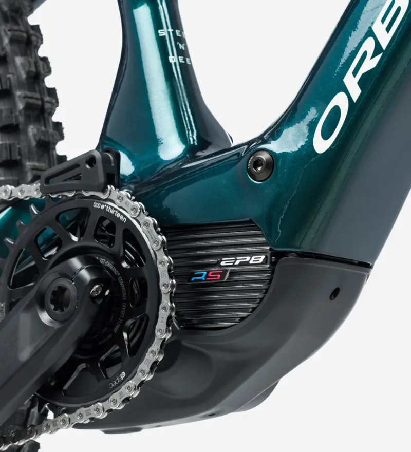 Orbea Rise Lt H20 EMTB in  Escape Green Splash Ice Green 2025-3