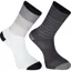 Madison Sportive Long Sock Twin Pack - Stripes Phantom / white