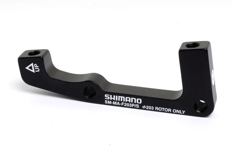 Shimano 203mm disc brake adapter - post calliper - IS fork