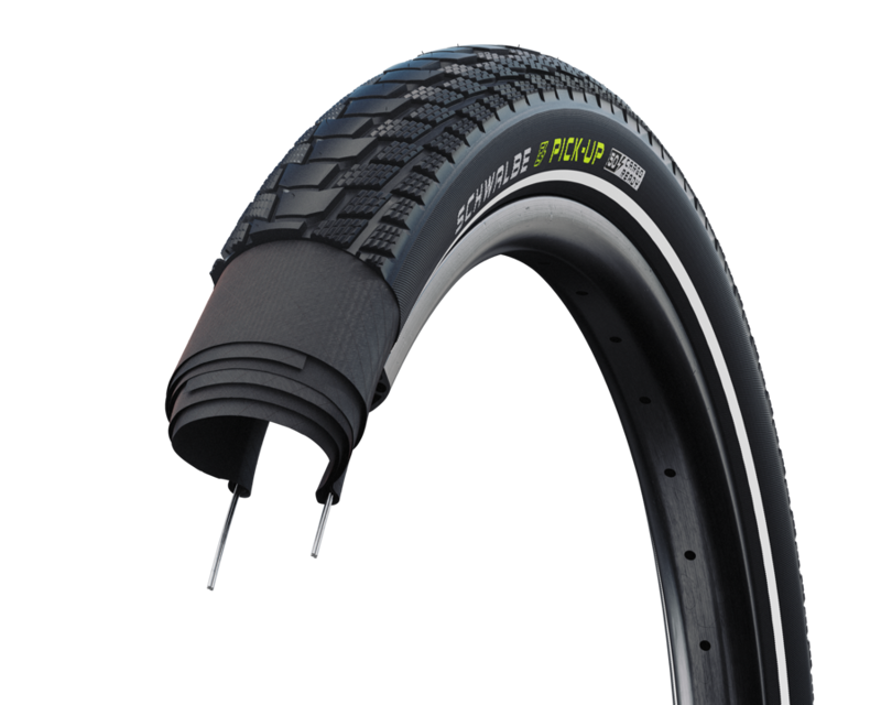 Schwalbe Pick Up 20x2.15-inch Superdefense Perf. Cargo Tire in Black-4
