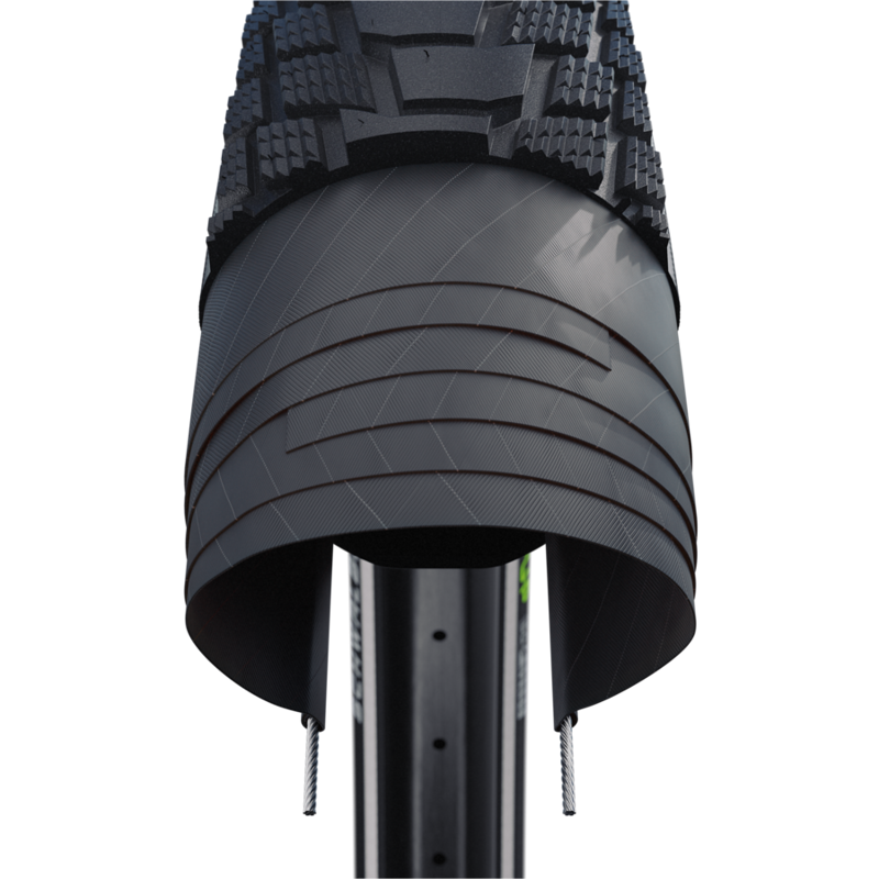Schwalbe Pick Up 20x2.15-inch Superdefense Perf. Cargo Tire in Black-6