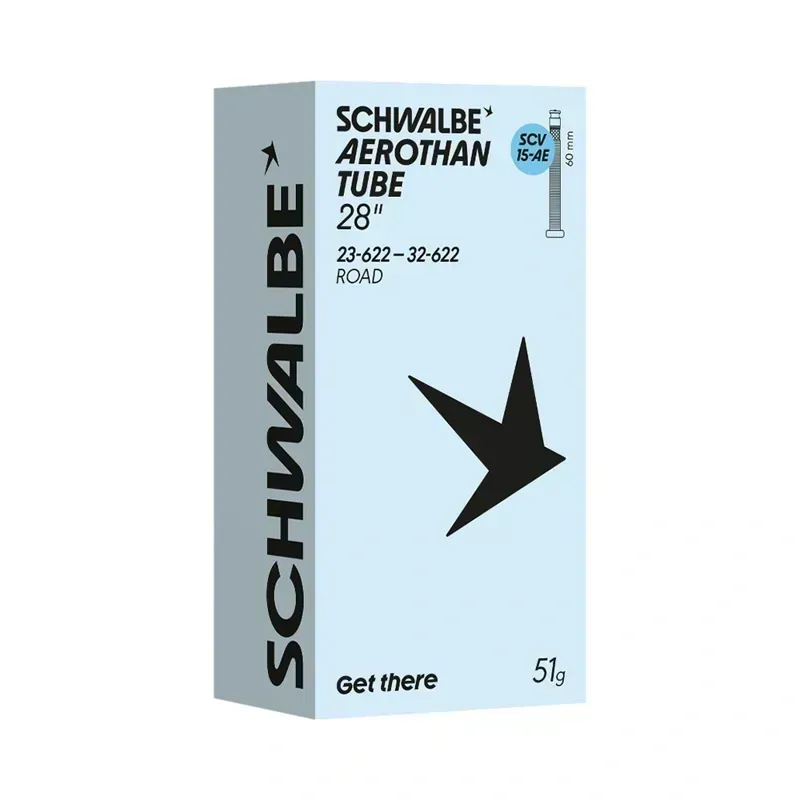 Schwalbe Inner Tube scv15-Ae Aerothan 23/32-622 60mm TRANSPARENT-1
