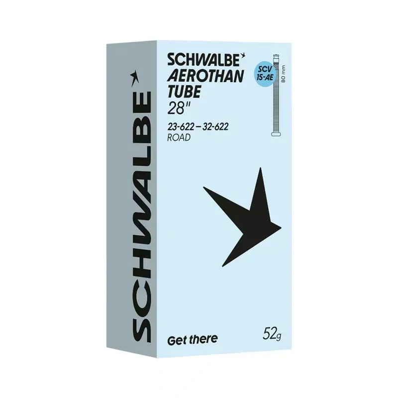 Schwalbe Inner Tube scv15-Ae Aerothan 23/32-622 60mm TRANSPARENT-2