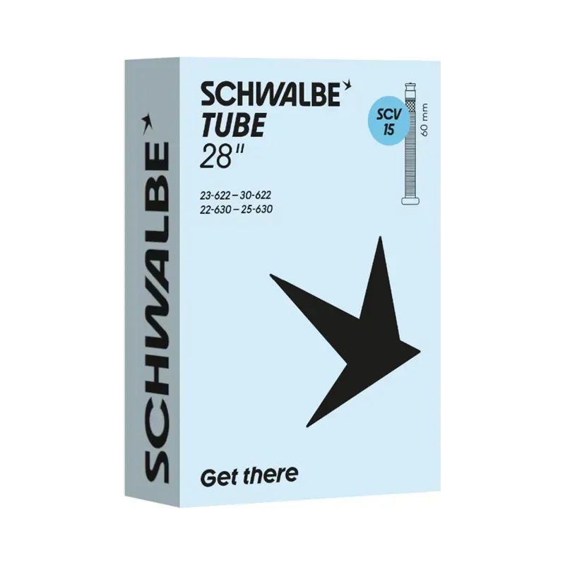 Schwalbe Inner Tube scv15 23/32-622/630 40mm BLACK-1