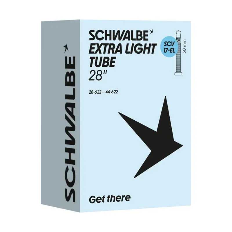 Schwalbe SCV17 Clik Valve 700c Extra Light Tube in Light Blue-2