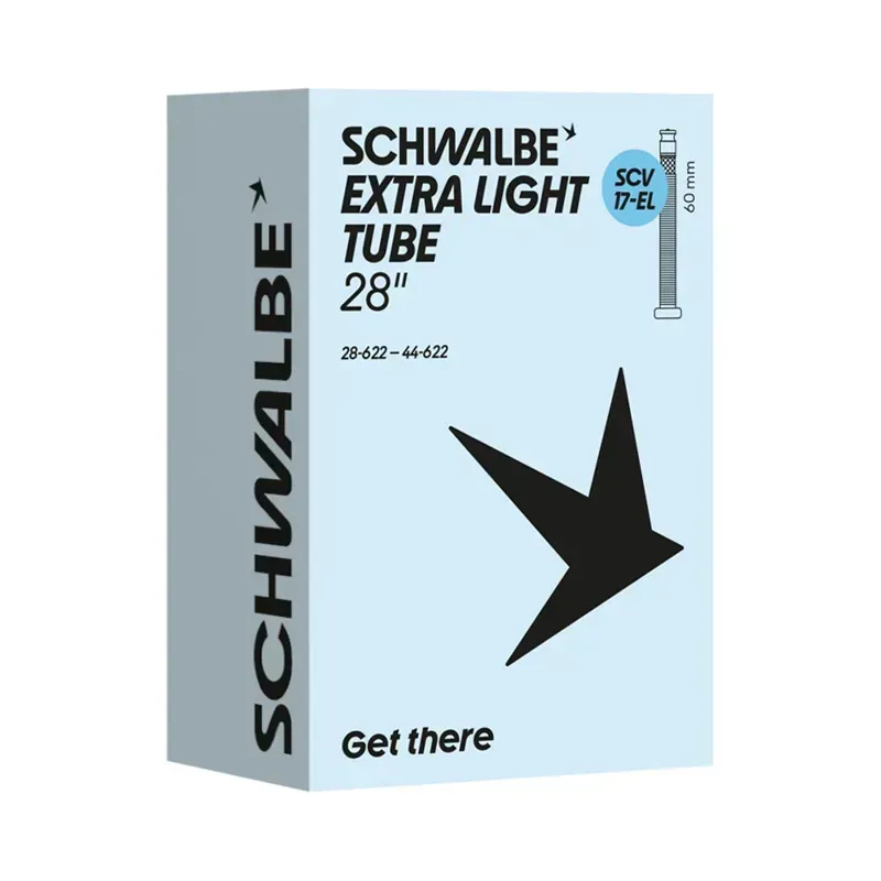 Schwalbe SCV17 Clik Valve 700c Extra Light Tube in Light Blue