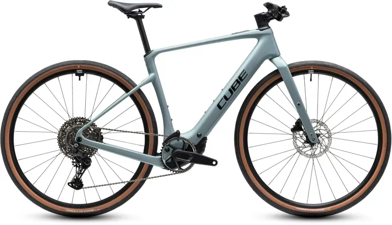 Cube Nulane Hybrid C:62 Race 400X eHybrid Bike in Sea Grey/Black 2027