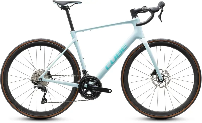 Cube Attain C:62 Race Road Bike in Frosty Mint/Mint