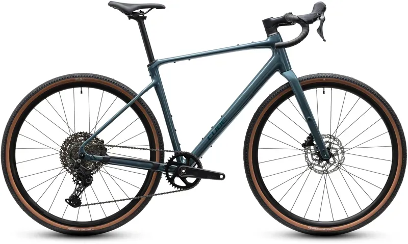 Cube Nuroad Pro Gravel Bike in Taiga/Blue