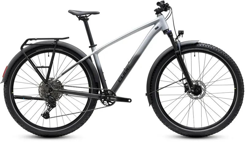 Cube Aim Pro FE Mountain Bike in Grey/Black