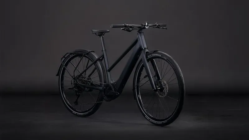 Cube Editor Hybrid Pro 400x FE eHybrid Bike in Coal/Prism-1