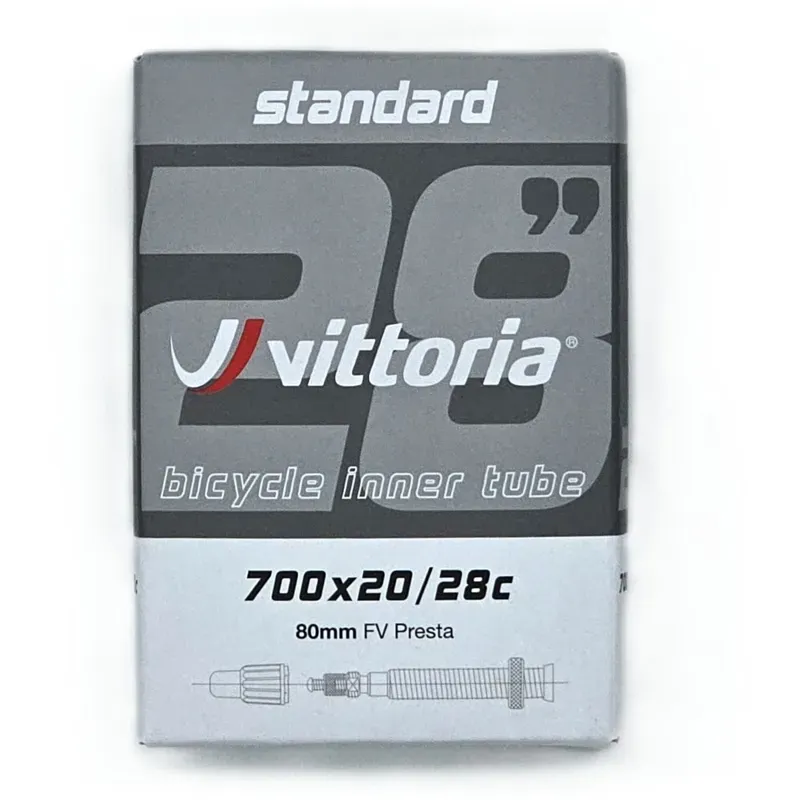 Vittoria Standard Presta Valve RVC Inner Tube - 60mm 700x20/28c FV