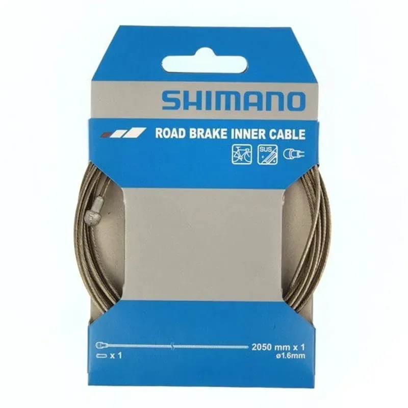 Shimano Stainless 1.6x2050mm Road Brake Inner Cable in Silver-3